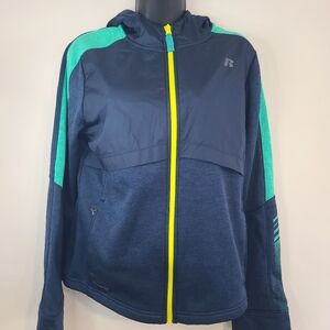 Russell Athletic Navy and Teal Jacket